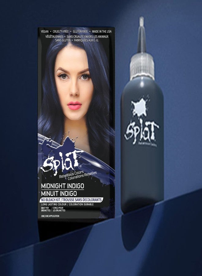 Splat Vegan and Cruelty-Free Semi-Permanent Hair Color Dye (6 Fl Oz, MIDNIGHT INDIGO) - Image 5